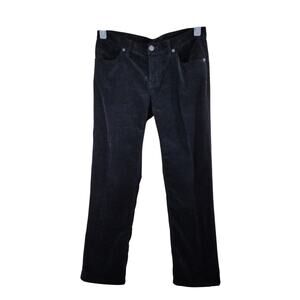Express Cotton Spandex Formal Business Casual Regular Black Corduroy Pants